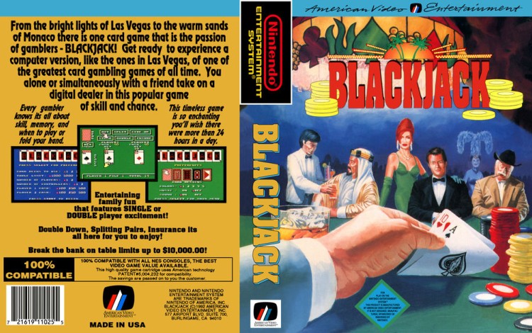 Blackjack - Nintendo NES | VideoGameX