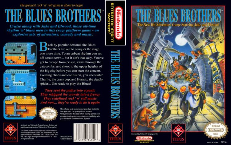 Blues Brothers, The - Nintendo NES | VideoGameX