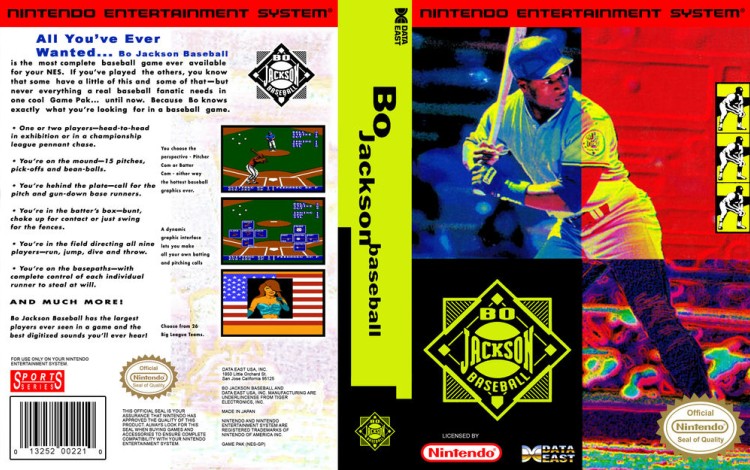 Bo Jackson Baseball - Nintendo NES | VideoGameX