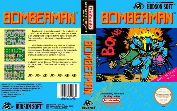 Bomberman - Nintendo NES | VideoGameX