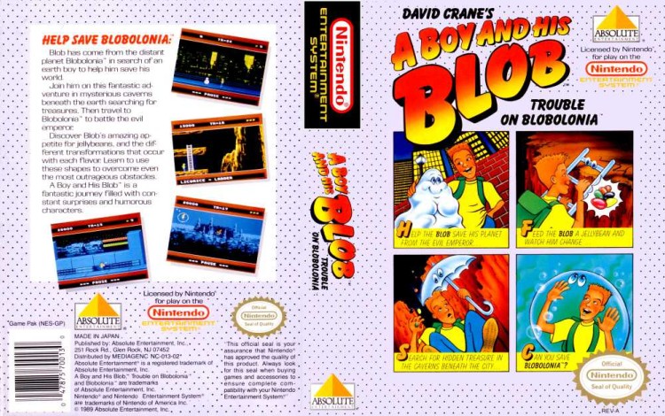 Boy and His Blob, A - Nintendo NES | VideoGameX