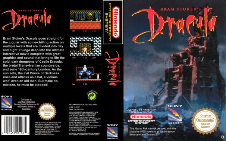 Bram Stoker's Dracula - Nintendo NES | VideoGameX