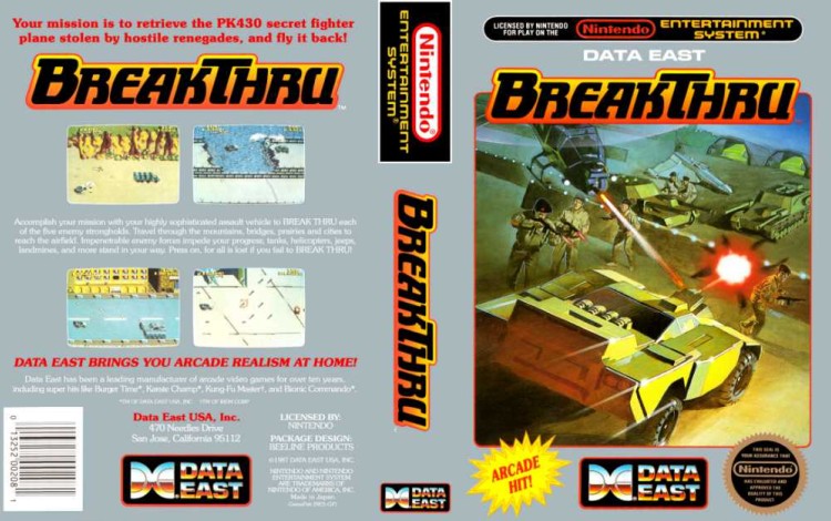 BreakThru - Nintendo NES | VideoGameX