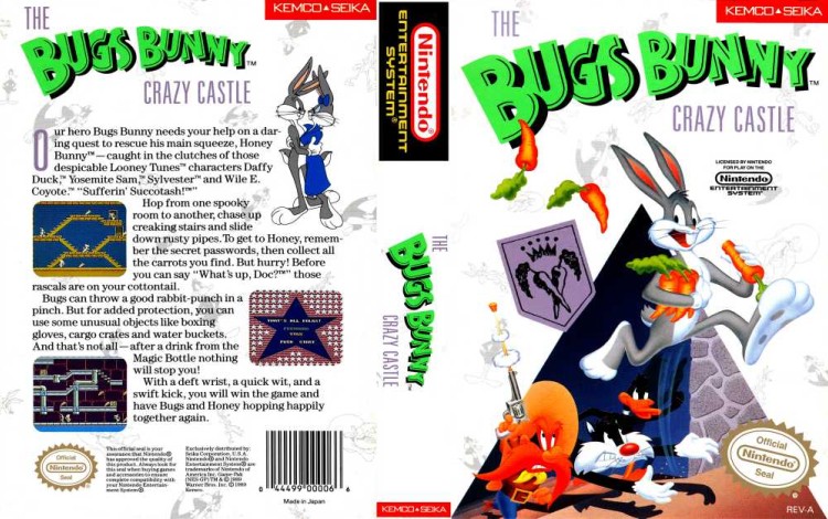 Bugs Bunny Crazy Castle - Nintendo NES | VideoGameX