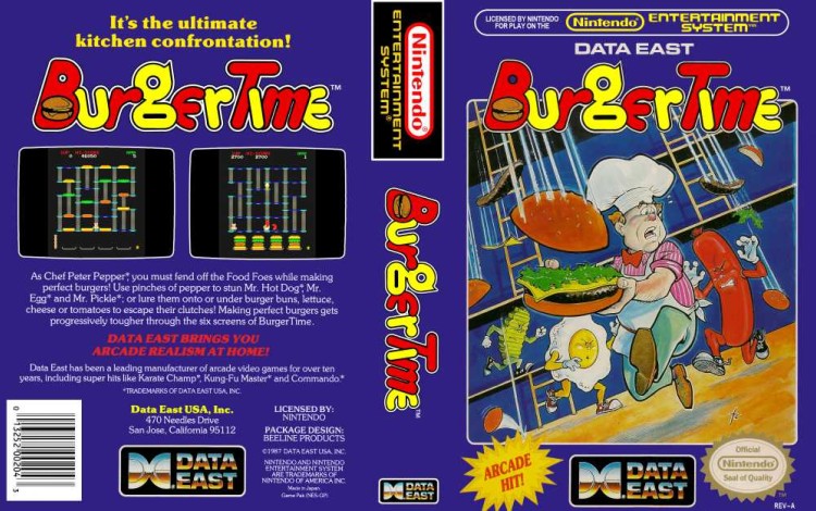 Burgertime - Nintendo NES | VideoGameX