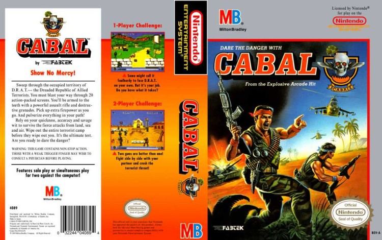 Cabal - Nintendo NES | VideoGameX