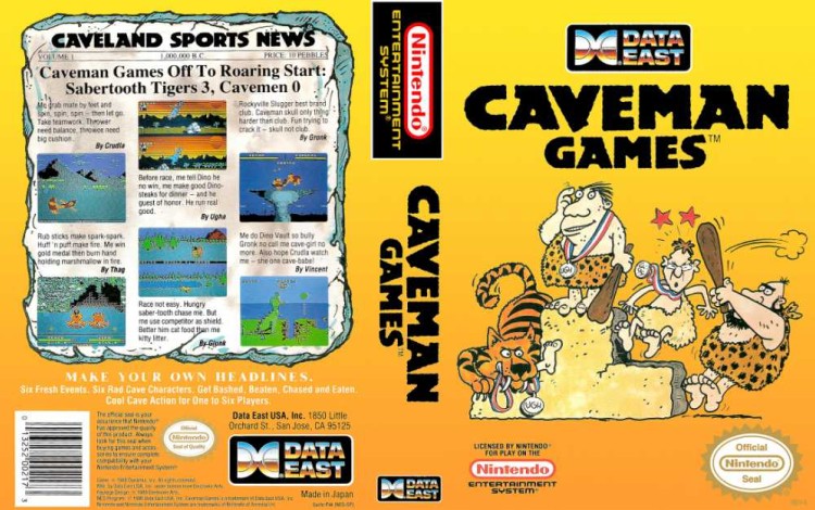Caveman Games - Nintendo NES | VideoGameX