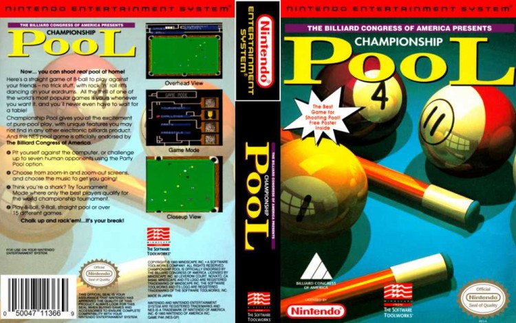 Championship Pool - Nintendo NES | VideoGameX