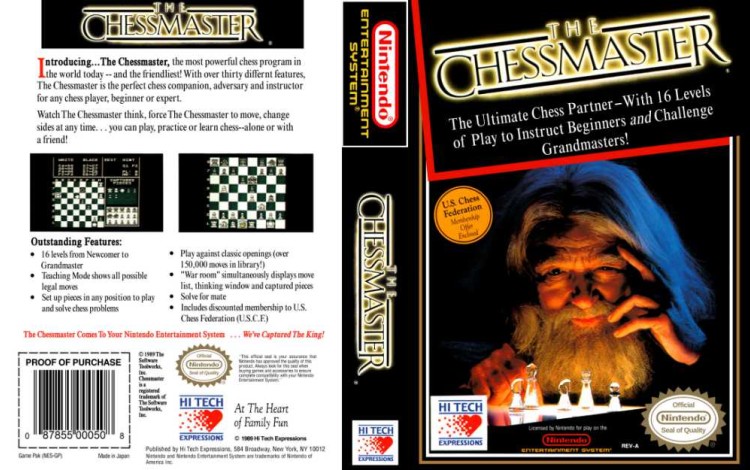 Chessmaster - Nintendo NES | VideoGameX