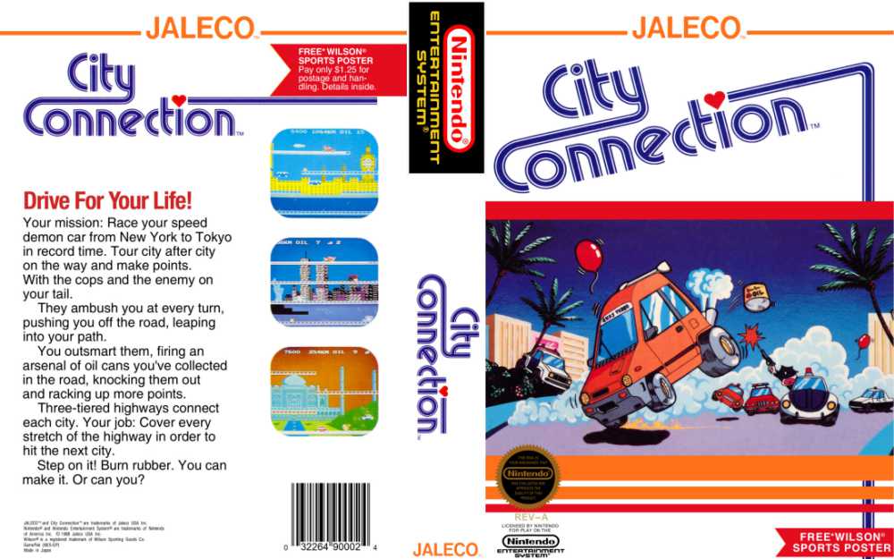 City Connection™, NES, Jogos