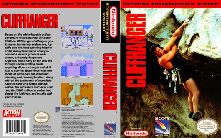 Cliffhanger - Nintendo NES | VideoGameX