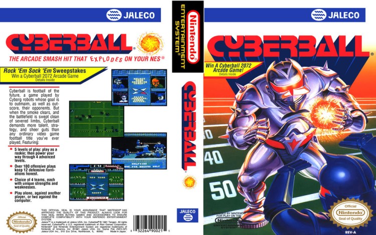 Cyberball - Nintendo NES | VideoGameX