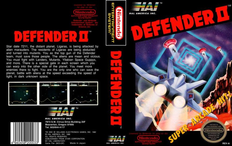 Defender II - Nintendo NES | VideoGameX