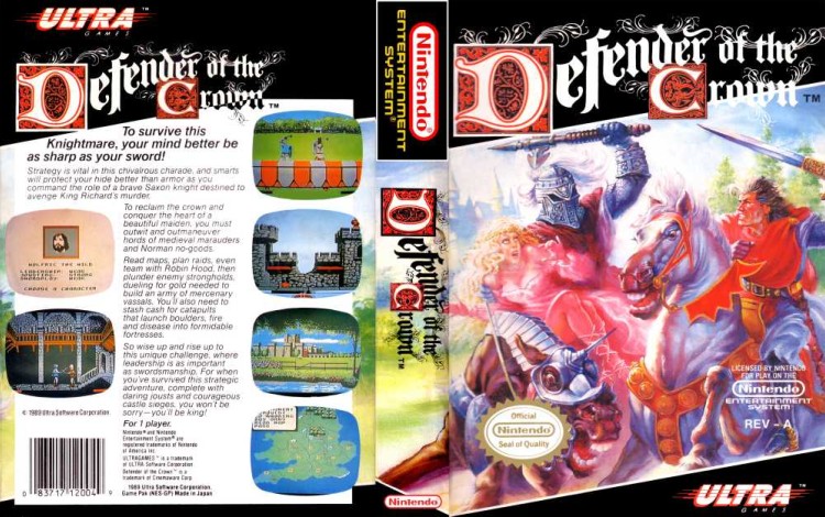 Defender of the Crown - Nintendo NES | VideoGameX