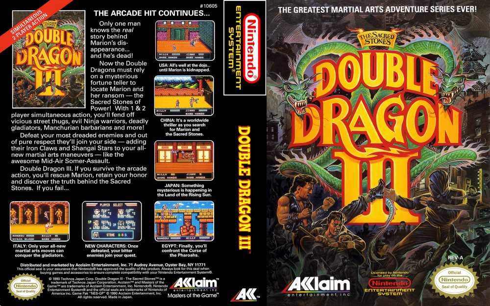 doubledragon3-1000x625w - Double Dragon III: The Sacred Stones [NES][Español][FM] - Juegos [Descarga]