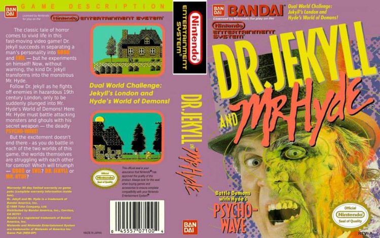 Dr. Jekyll and Mr. Hyde - Nintendo NES | VideoGameX