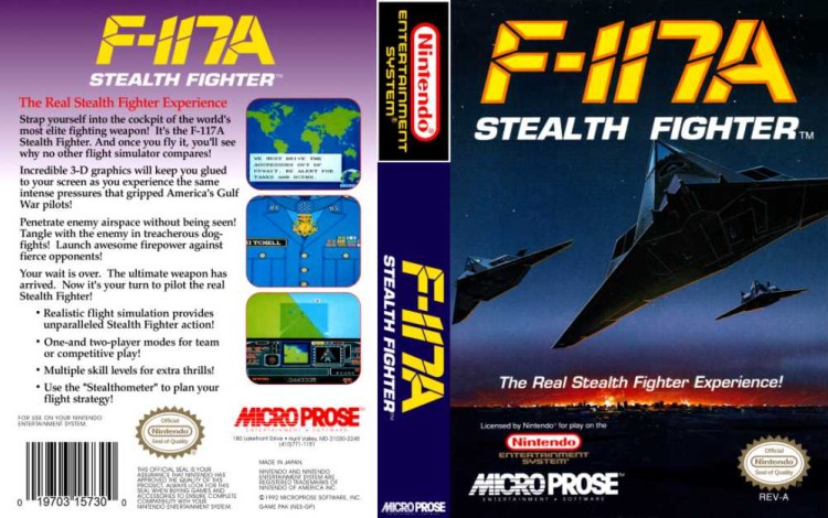 F-117A Stealth Fighter - Nintendo NES | VideoGameX