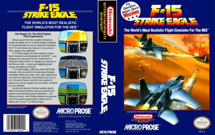 F-15 Strike Eagle - Nintendo NES | VideoGameX