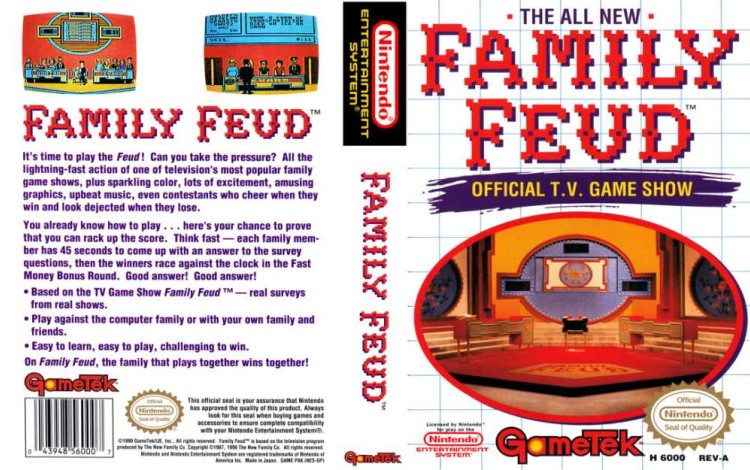 Family Feud - Nintendo NES | VideoGameX