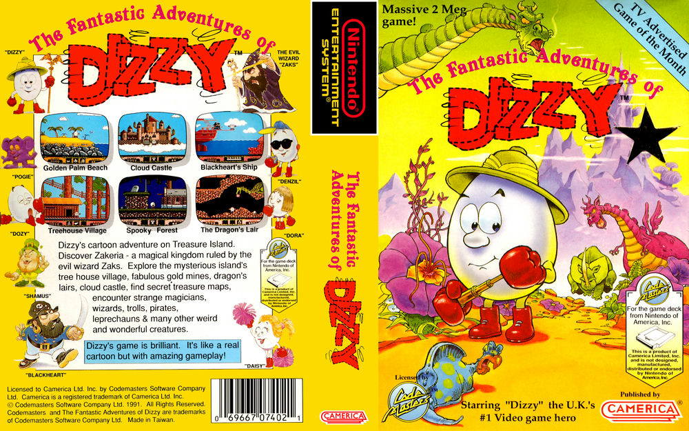 Amazon.com: Fantastic Adventures of Dizzy for the Nintendo