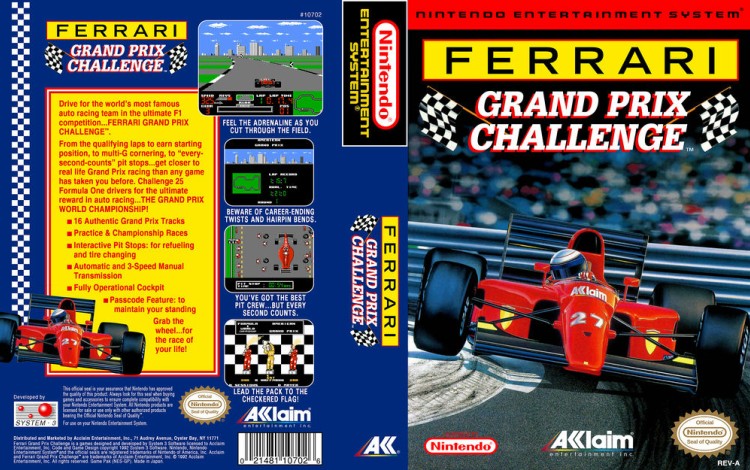 Ferrari Grand Prix Challenge - Nintendo NES | VideoGameX