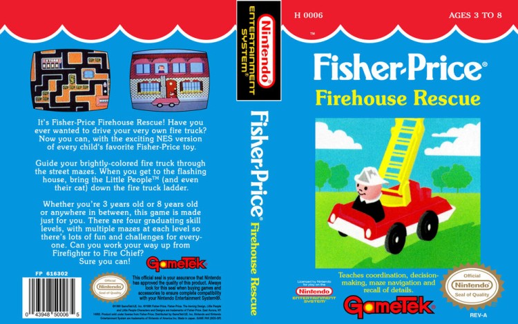 Fisher Price: Firehouse Rescue - Nintendo NES | VideoGameX