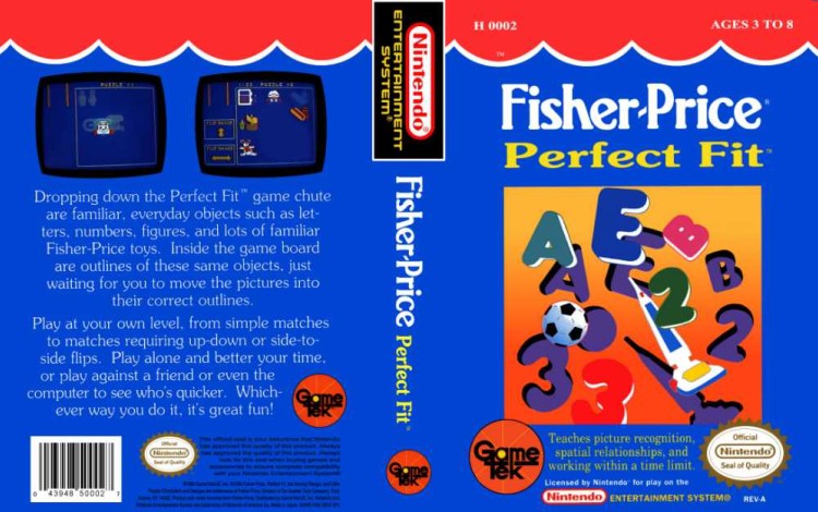Fisher Price: Perfect Fit - Nintendo NES | VideoGameX