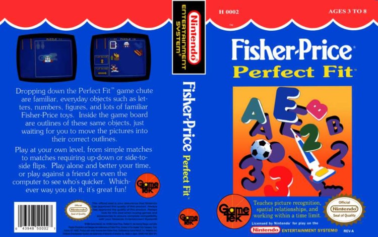 Fisher Price: Perfect Fit - Nintendo NES | VideoGameX