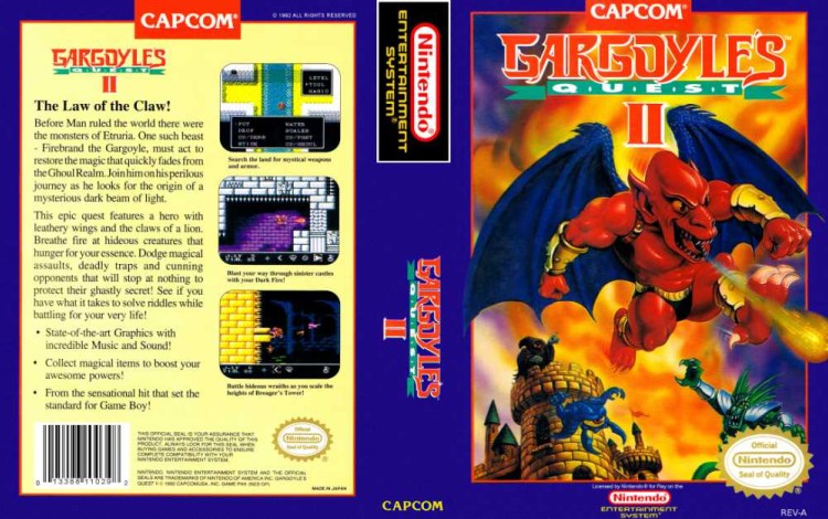 Gargoyle's Quest II: The Demon Darkness - Nintendo NES | VideoGameX