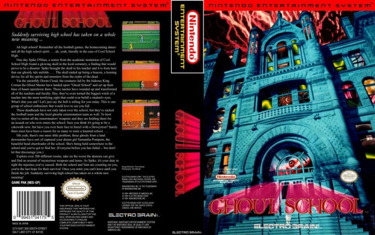 Ghoul School - Nintendo NES | VideoGameX