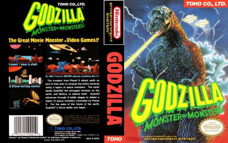 Godzilla: Monster of Monsters! - Nintendo NES | VideoGameX