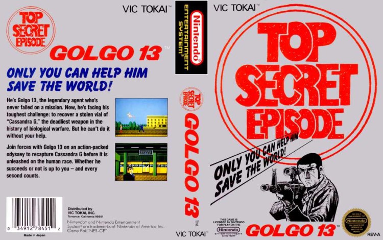 Golgo 13: Top Secret Episode - Nintendo NES | VideoGameX