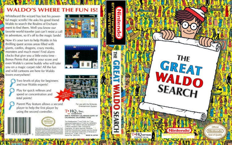 Great Waldo Search, The - Nintendo NES | VideoGameX