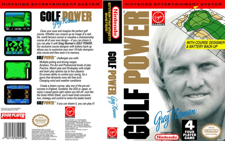 Golf Power, Greg Norman's - Nintendo NES | VideoGameX