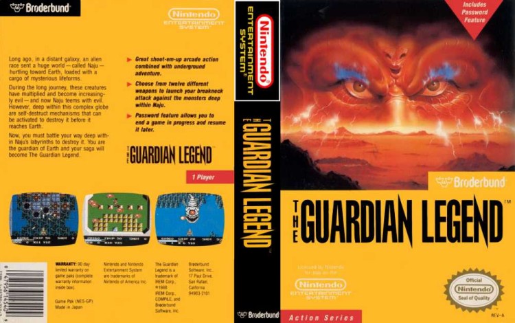 Guardian Legend, The - Nintendo NES | VideoGameX