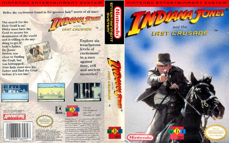 Indiana Jones and the Last Crusade [Ubisoft] - Nintendo NES | VideoGameX