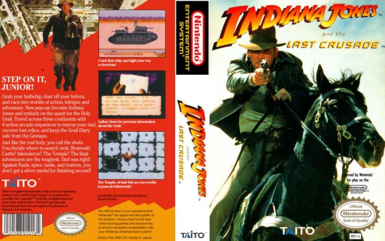 Indiana Jones and the Last Crusade [Taito] - Nintendo NES | VideoGameX