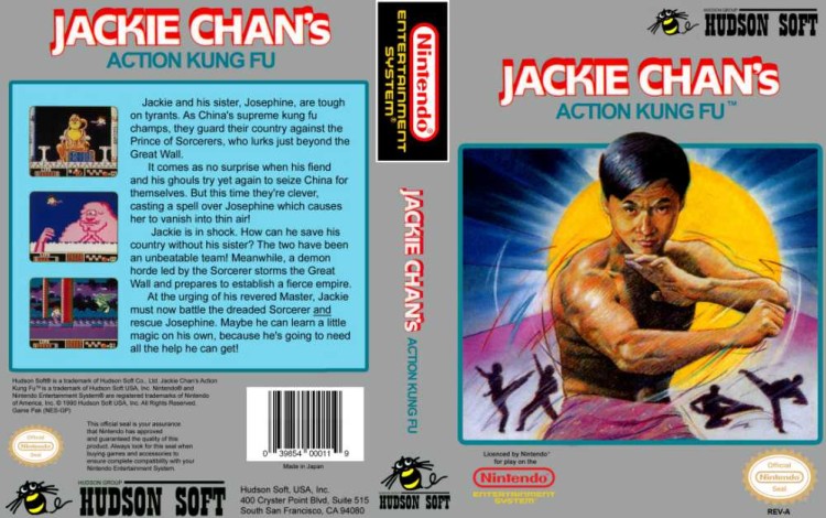 Jackie Chan's Action Kung Fu - Nintendo NES | VideoGameX