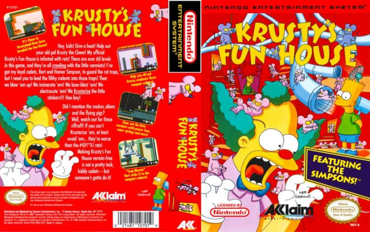 Krusty's Fun House - Nintendo NES | VideoGameX