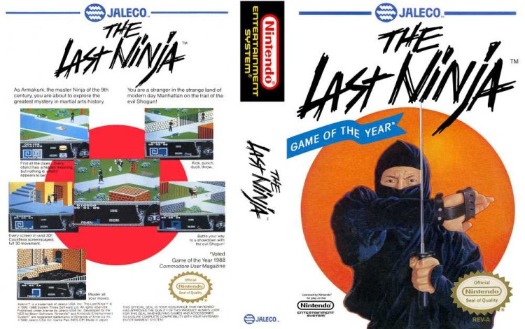 Last Ninja, The - Nintendo NES | VideoGameX