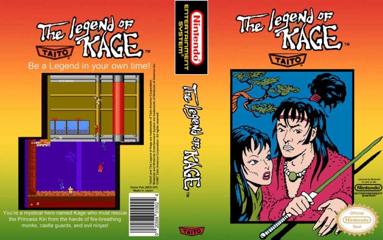 Legend of Kage - Nintendo NES | VideoGameX