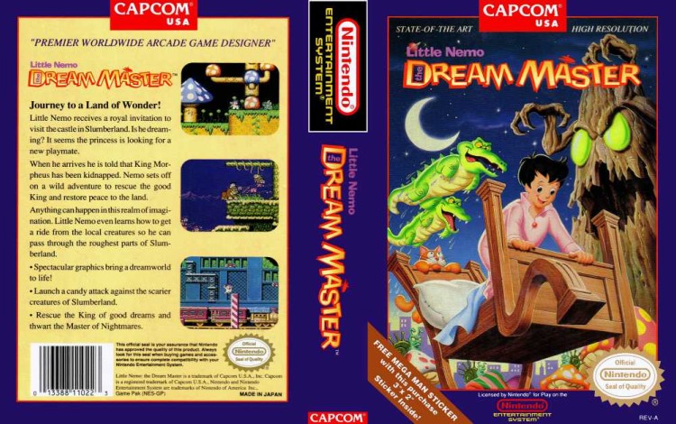 Little Nemo: The Dream Master - Nintendo NES | VideoGameX