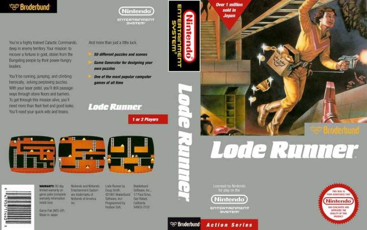 Lode Runner - Nintendo NES | VideoGameX