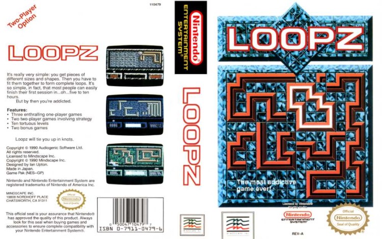 Loopz - Nintendo NES | VideoGameX