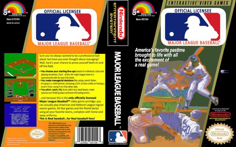 Major League Baseball - Nintendo NES | VideoGameX