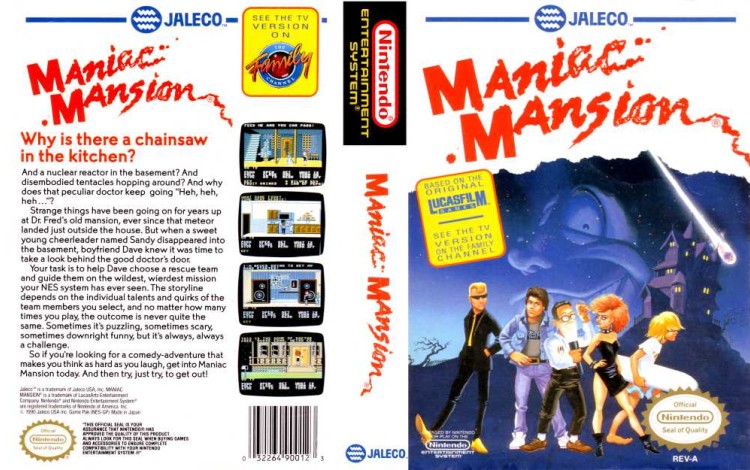 Maniac Mansion - Nintendo NES | VideoGameX