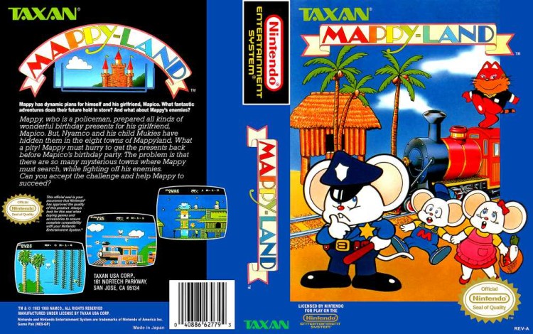 Mappy-Land - Nintendo NES | VideoGameX