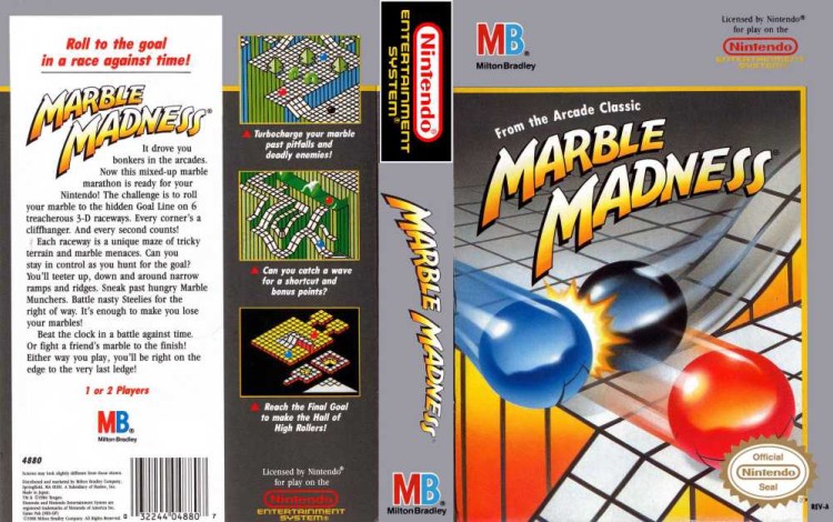 Marble Madness - Nintendo NES | VideoGameX