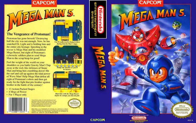 Mega Man 5 - Nintendo NES | VideoGameX