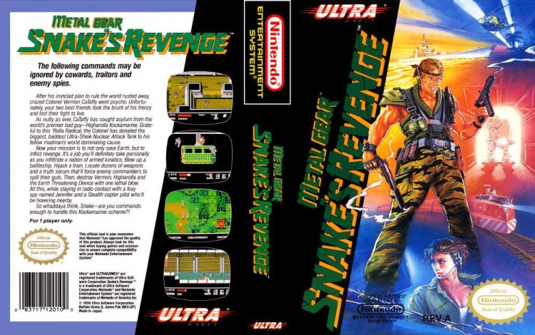 Metal Gear: Snake's Revenge - Nintendo NES | VideoGameX